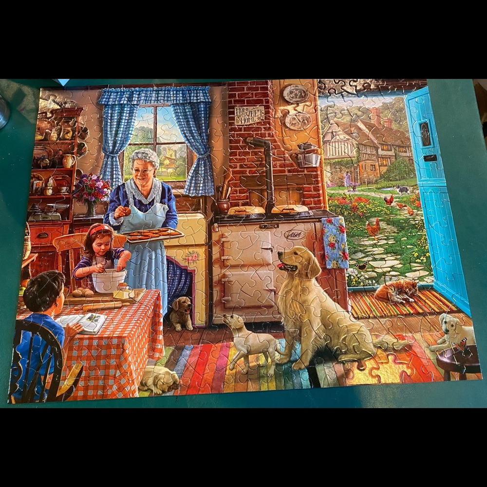 Puzzle 300 piece Bits and Pieces “Cottage Interior”